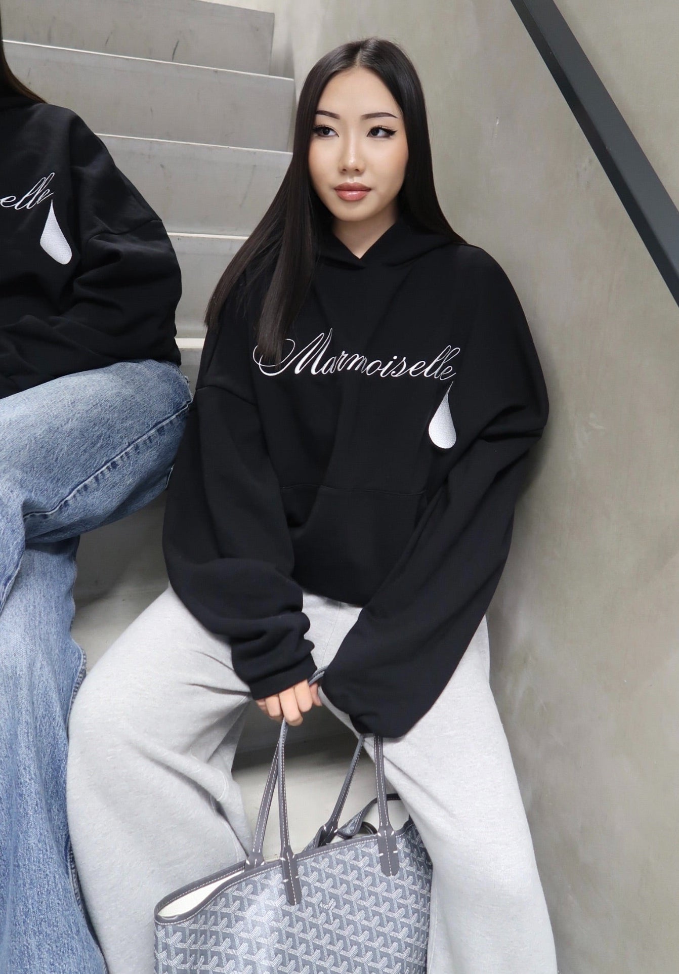 Black Oversized Hoodie