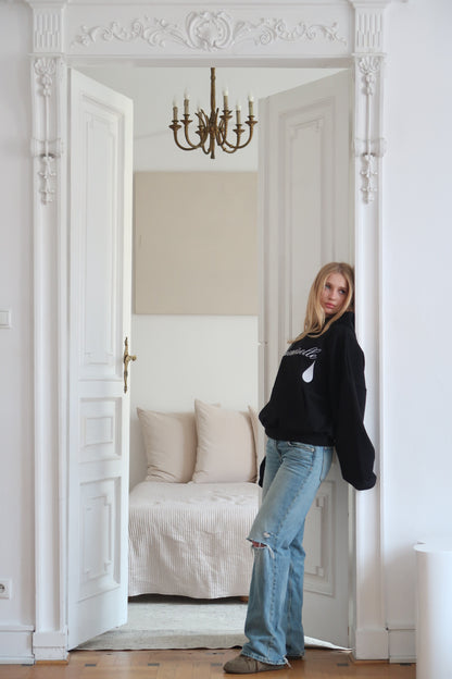 Black Oversized Hoodie