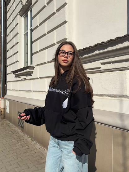 Black Oversized Hoodie