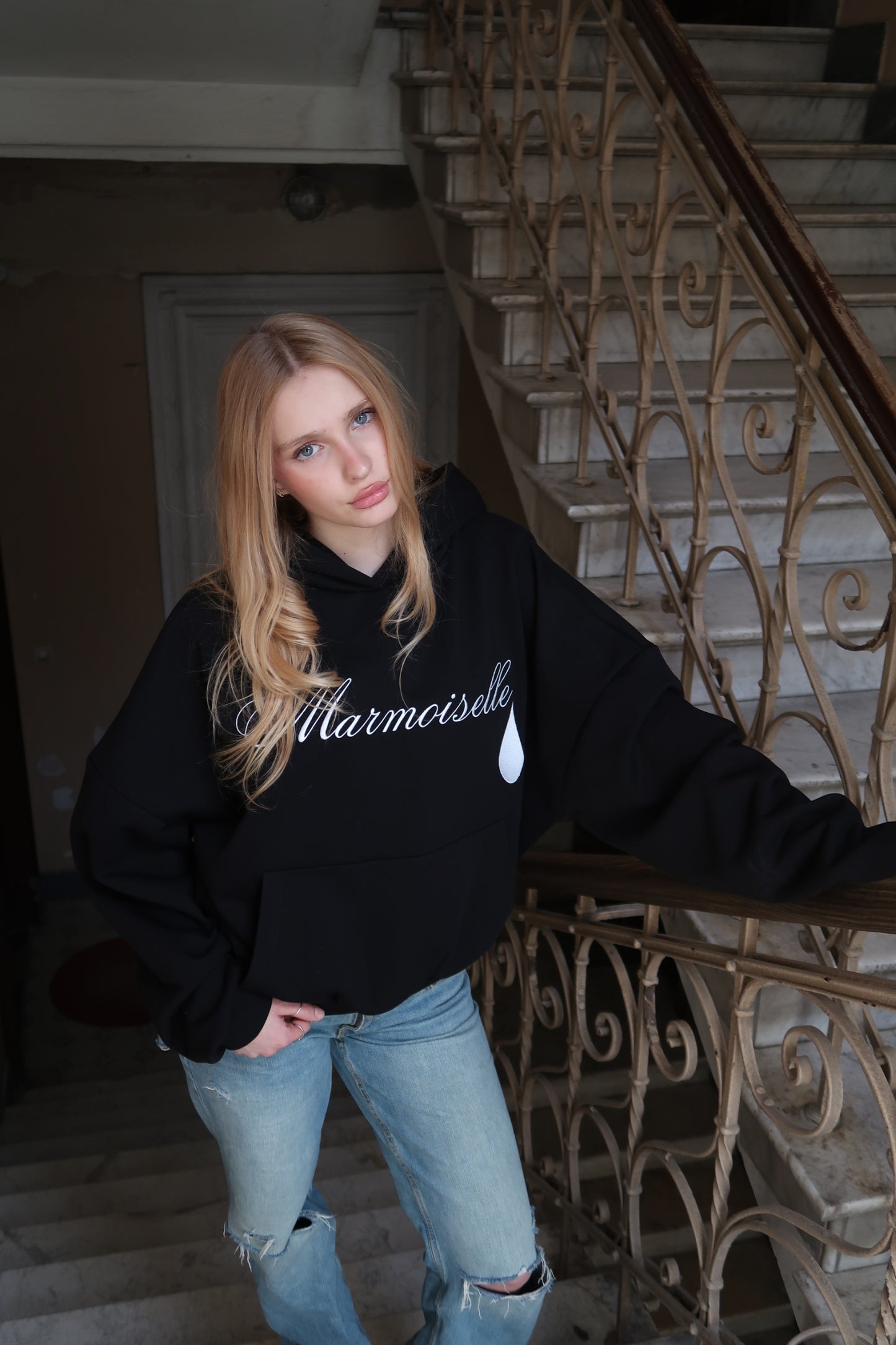 Black Oversized Hoodie