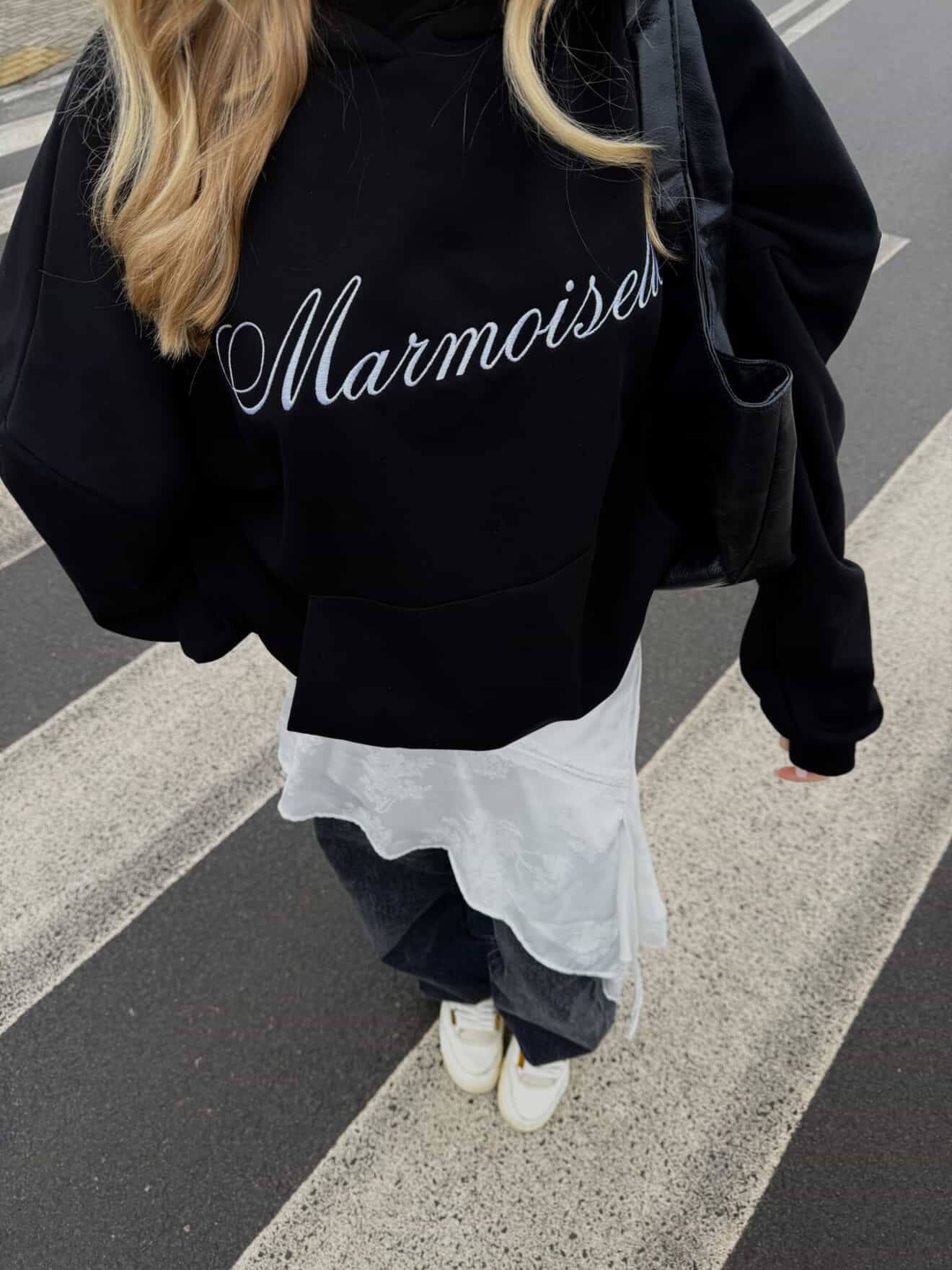 Black Oversized Hoodie