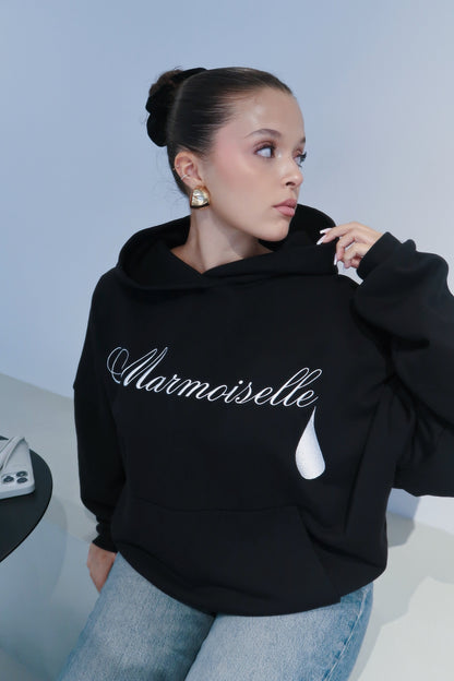 Black Oversized Hoodie